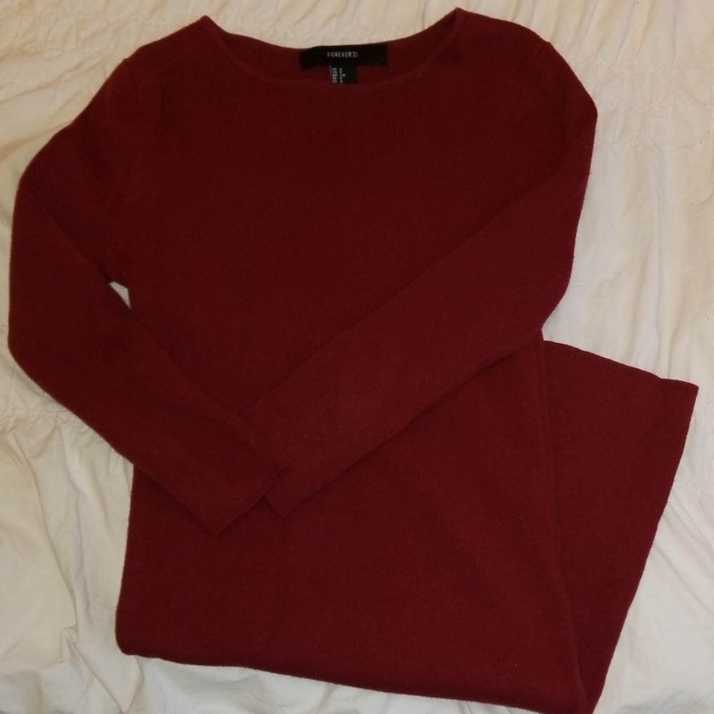 Red Sweater Dress